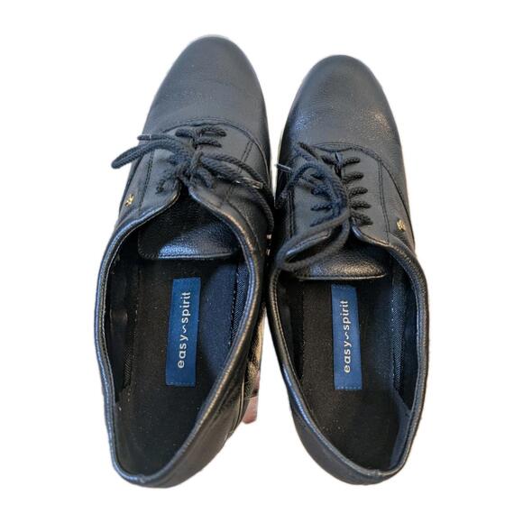 Easy Spirit ESMotion Anti-Gravity Black Leather Lace Up Oxford Sz 9.5NN - Picture 6 of 8